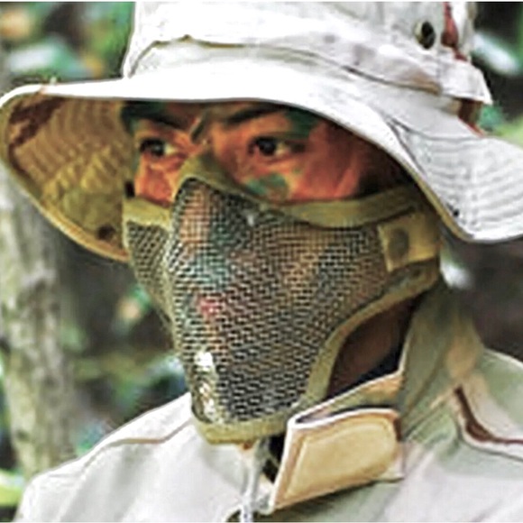 Airsoft Half Face / Throat Mesh Mask - Picture 14 of 14